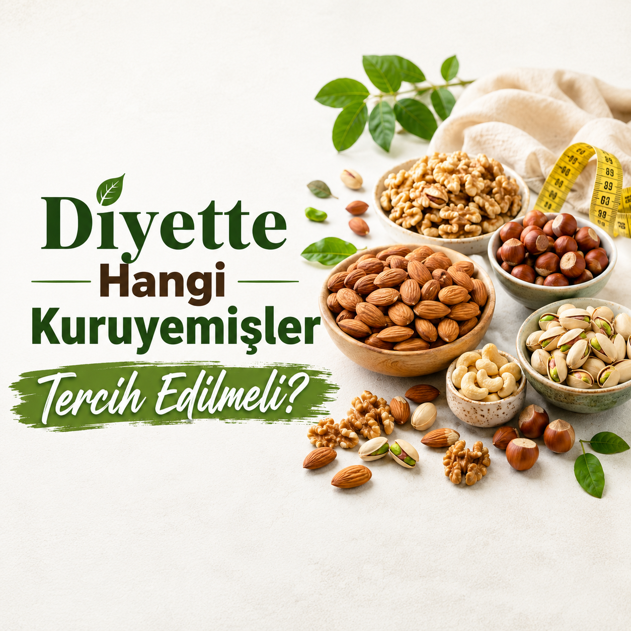 Diyette Hangi Kuruyemişler Tercih Edilmeli?