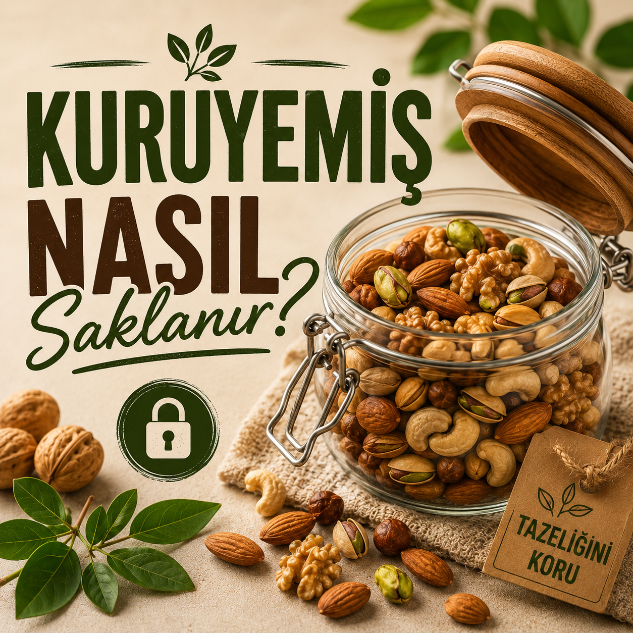 Kuruyemiş Nasıl Saklanır?